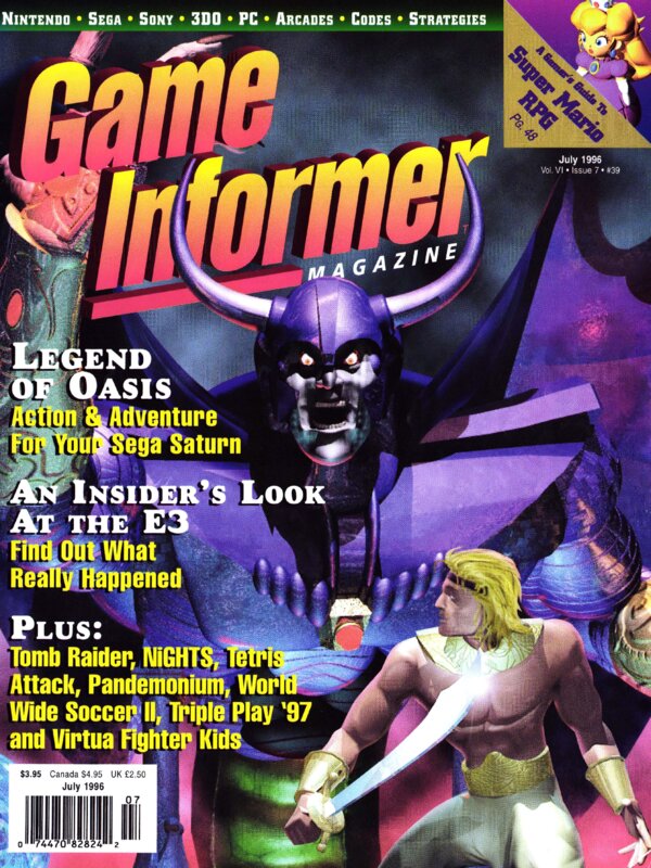 Game Informer Issue 39 (July 1996) cover
